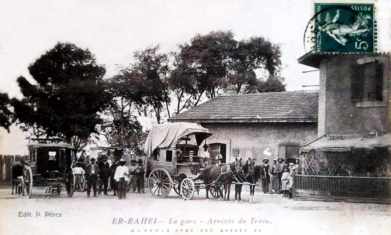 2034- Er-Rahel - La Gare - Arrivee du Train.jpg